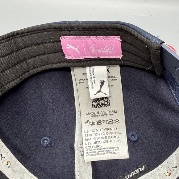 Puma Arnold Palmer Invitational Rope Hat Blue Adjustable Performance Golf Cap - Picture 7 of 9